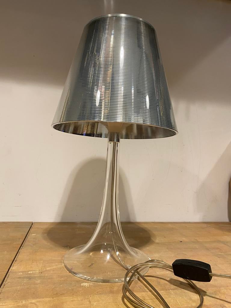 Tafellamp flos miss k zilver, Huis en Inrichting, Lampen | Tafellampen, Ophalen, Kunststof, Nieuw, Disigner lamp