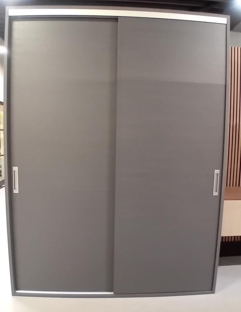 Raffito Kledingkast schuifdeuren Industrieel grijs compleet, Ophalen, Overige materialen, 200 cm of meer, 150 tot 200 cm