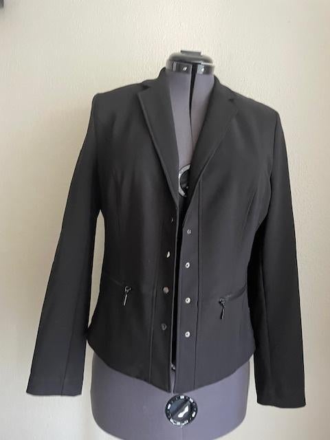 Zwart Jasje en Broek van Apanage maat 40 Travel stof, Ophalen of Verzenden, Zo goed als nieuw, Maat 38/40 (M), Zwart