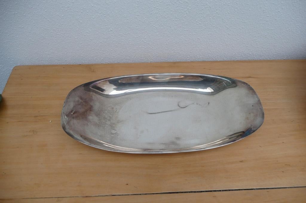 verzilverde schaal WMF (661), Antiek en Kunst, Antiek | Servies los, Ophalen of Verzenden