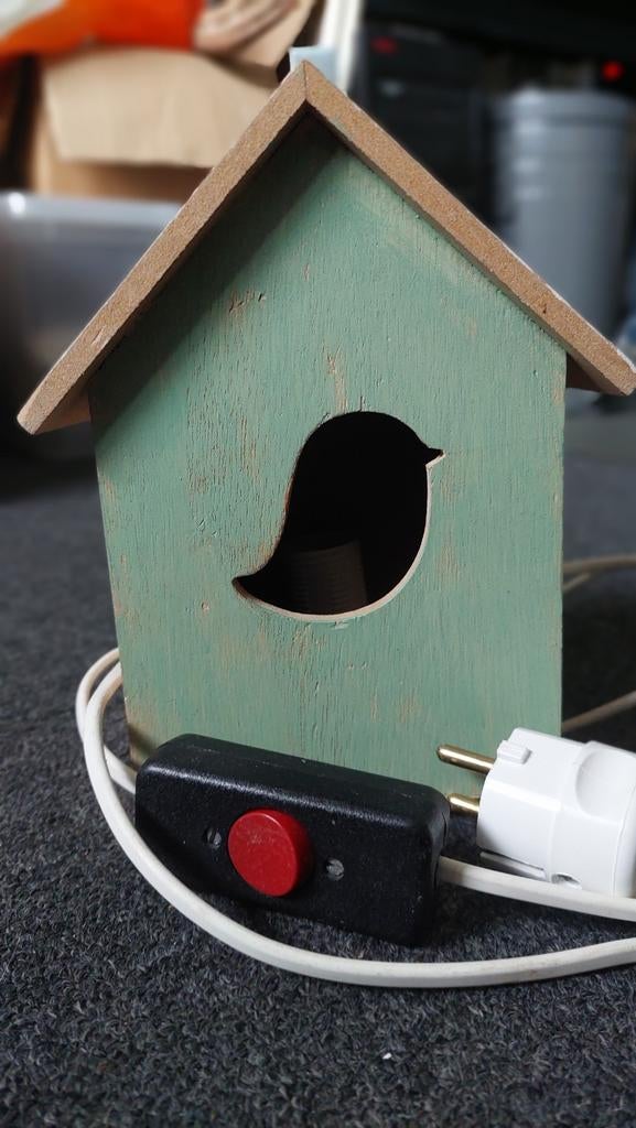 Vogelhuisje Lamp E14, Gebruikt, Ophalen of Verzenden, Landelijk, Minder dan 100 cm