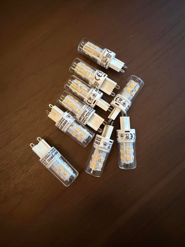 9x G9 LED Lampen - 3W, 400lm, 220-240V, Ophalen, Led-lamp, Minder dan 30 watt, Nieuw