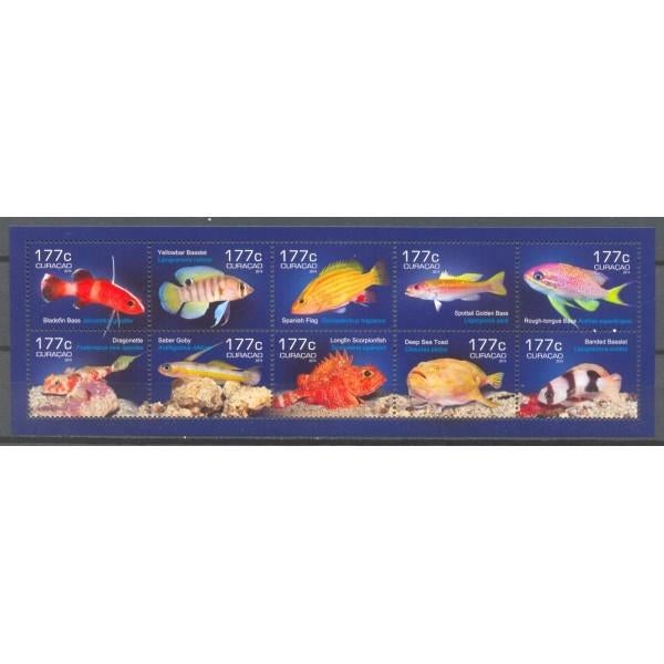 Curacao 252/61 postfris Vissen 2014, Ophalen of Verzenden, Postfris