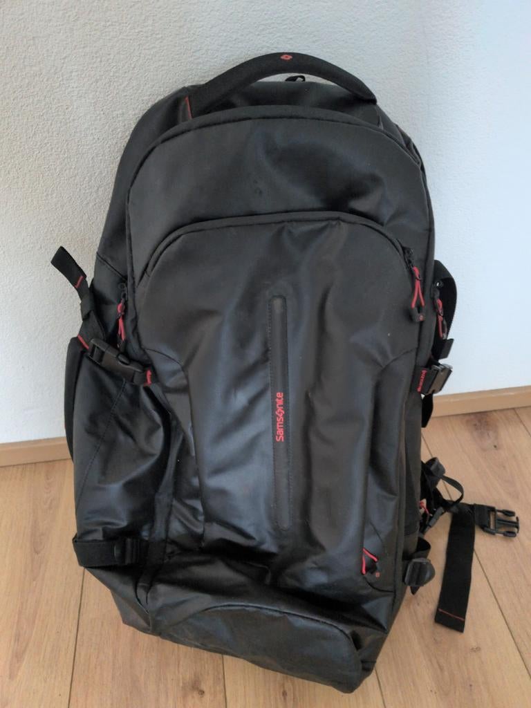 Samsonite Ecodiver 55L Backpack, Ophalen, 30 cm of meer, Gebruikt, Zwart