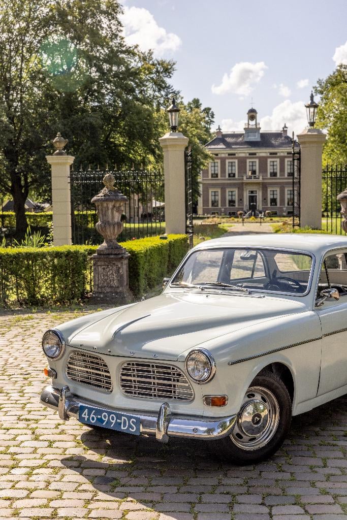 Volvo P120 B8 E 1967 overdrive, Zwart, 4 cilinders, Wit, Handgeschakeld