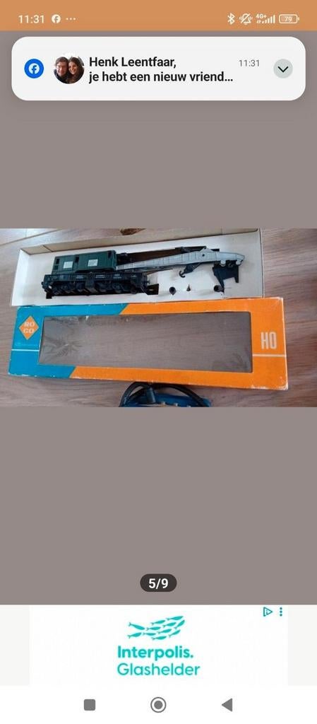 Roco kraanwagen, Hobby en Vrije tijd, Modeltreinen | H0, Ophalen of Verzenden, Overige typen, Overige merken