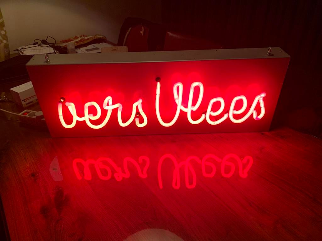 Neon Reclame Vers Vlees - Mancave Eye Catcher, Ophalen, Gebruikt