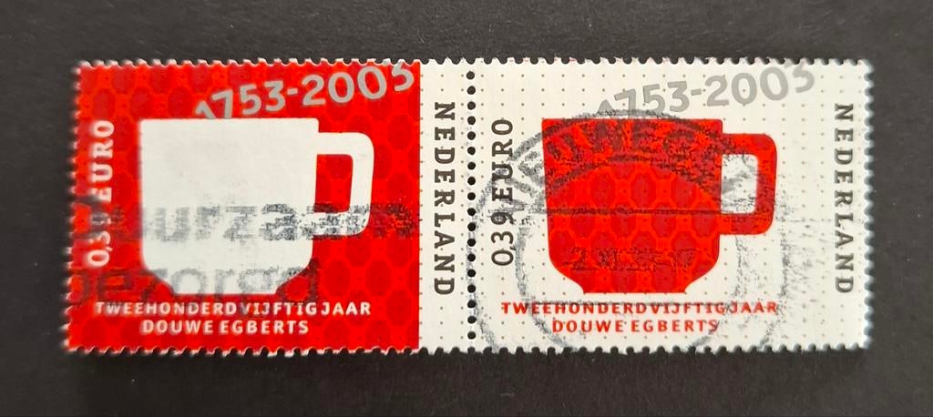 Nederland 2003 nvph nr 2192-2193 250 jaar Douwe Egberts, Postzegels en Munten, Ophalen of Verzenden, Gestempeld