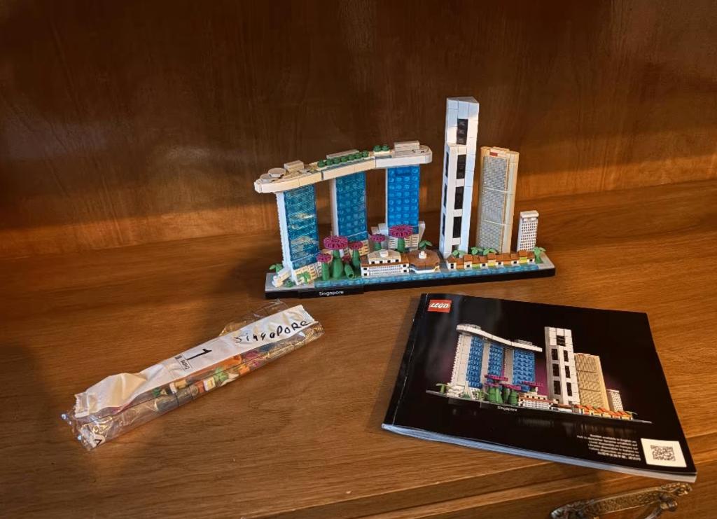 Lego Architecture Singapore, Ophalen of Verzenden, Gebruikt, Complete set, Lego