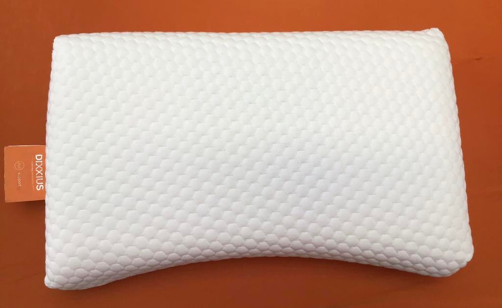 DIXXIUS hoofdkussen- latex-soft 12 cm-swiss sense, Eenpersoons, Wit, Ophalen of Verzenden, Zo goed als nieuw