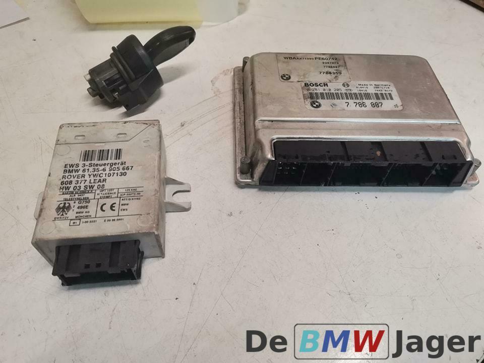 DDE met EWS en sleutel BMW 3-serie E46 320D 7788359, Gebruikt, Ophalen of Verzenden, BMW, BMW