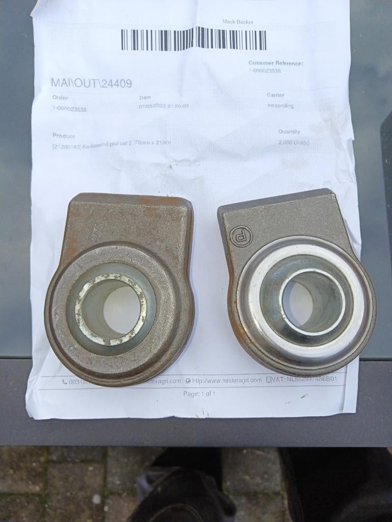 Aanlaseind Cat 2 voor tractor, Ophalen of Verzenden