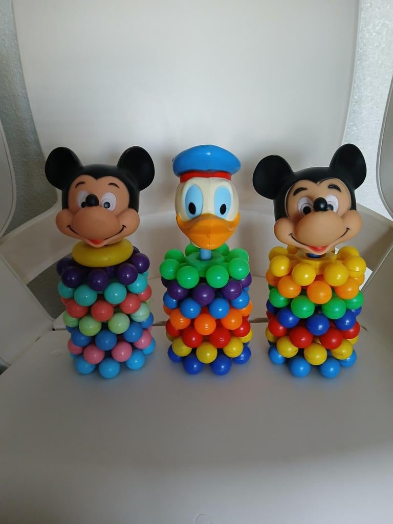 Walt Disney Ring poppen Oud, Ophalen of Verzenden, Gebruikt, Beeldje of Figuurtje