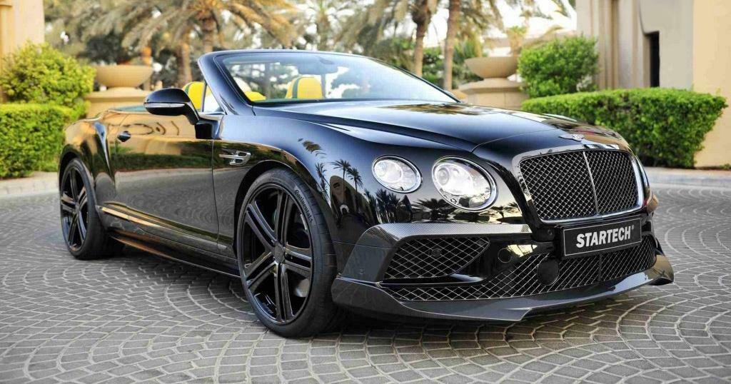 Bentley Continental GT GTC STARTECH Bodykit Carbon 21" Inch, Nieuw, Ophalen of Verzenden, Bumper, Achter