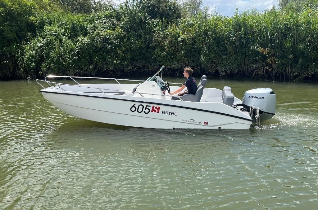 Oceanmaster 605S met Honda 135 pk, Watersport en Boten, Vis- en Consoleboten, Gebruikt, 70 pk of meer, Benzine, Buitenboordmotor