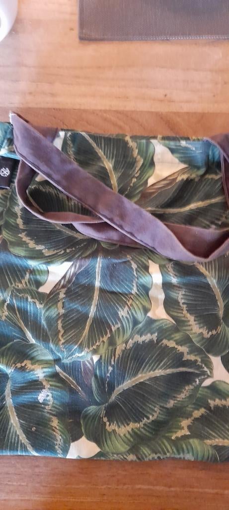 Christian Lacroix Handtas met Bladerenprint, Ophalen of Verzenden, Zo goed als nieuw, Groen, Handtas