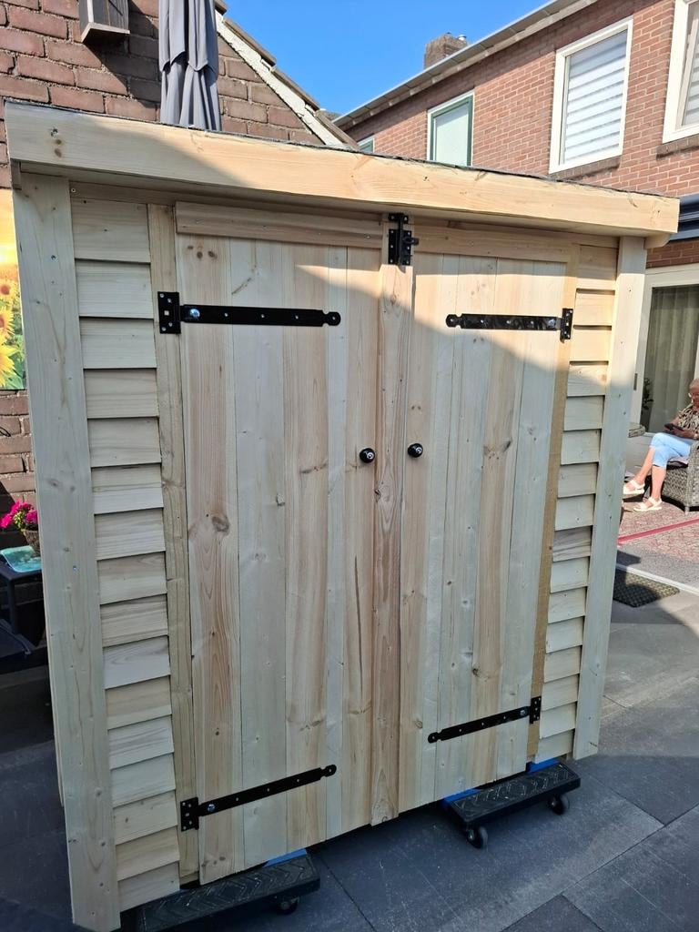 Tuinkast, Ophalen of Verzenden, Gebruikt, Kunststof, Overige typen