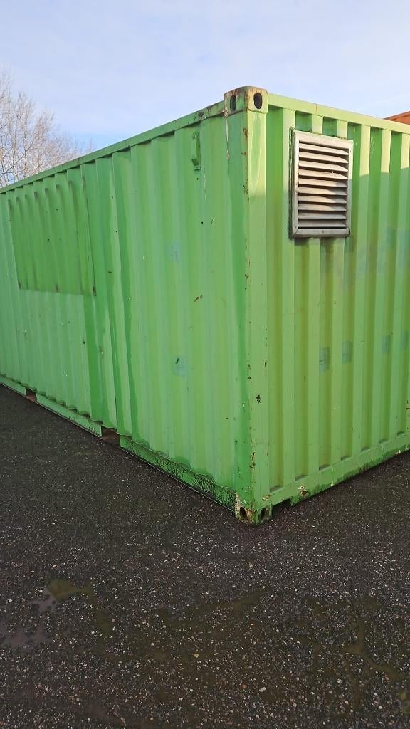 Twee werkplaats 20 FT containers, Ophalen