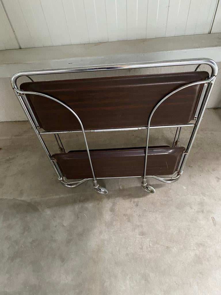 Vintage Serveerwagen - Gerlinol, Ophalen, Gebruikt