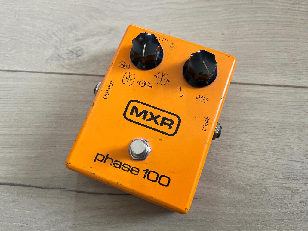 MXR Phase 100 vintage block logo '70/'80, Ophalen of Verzenden, Gebruikt, Overige typen