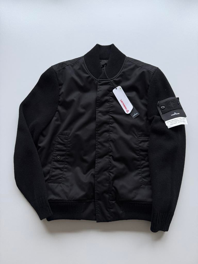 Stone island ghost piece knit jacket primaloft, Ophalen of Verzenden, Nieuw, Maat 48/50 (M), Zwart