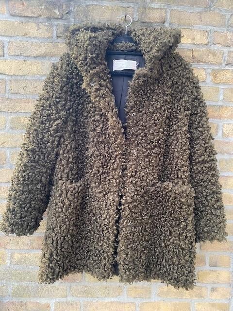 Groen teddyjas Zara maat S, Kleding | Dames, Jassen | Winter, Zara, Ophalen of Verzenden, Maat 36 (S), Gedragen