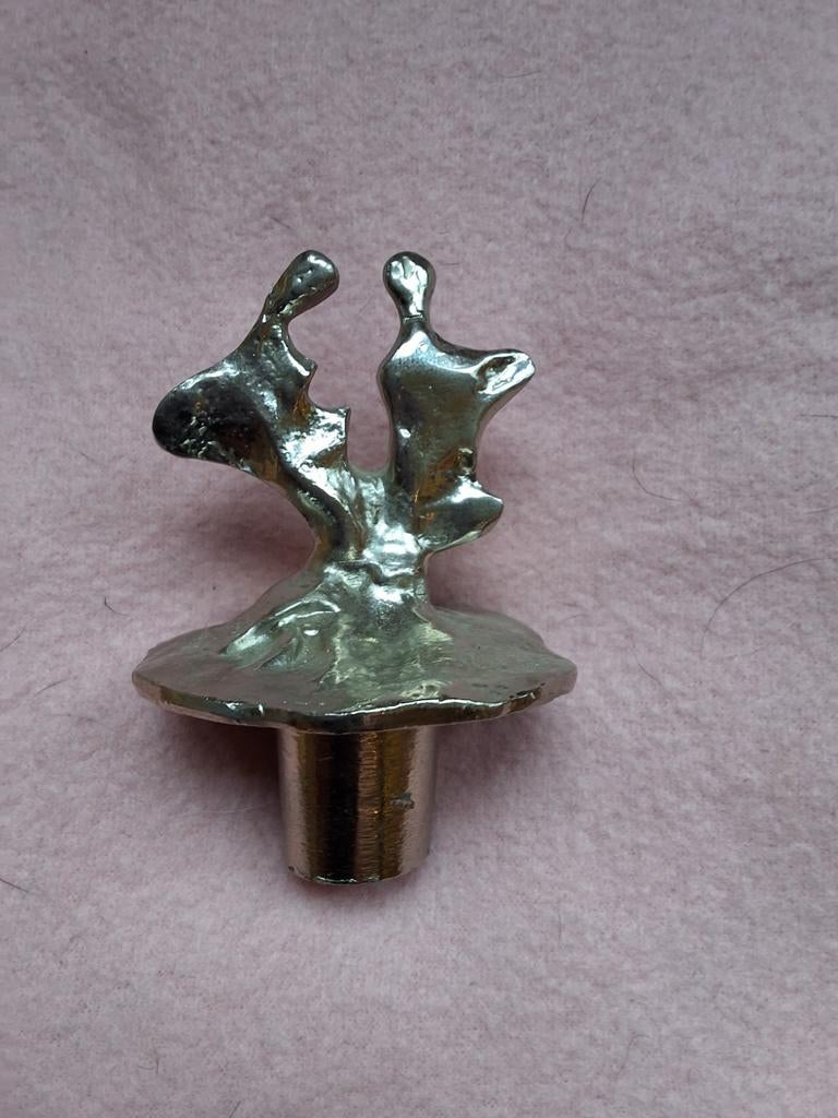 Abstract sculptuur fles stop corry ammerlaan  9cm, Antiek en Kunst, Kunst | Beelden en Houtsnijwerken, Ophalen of Verzenden
