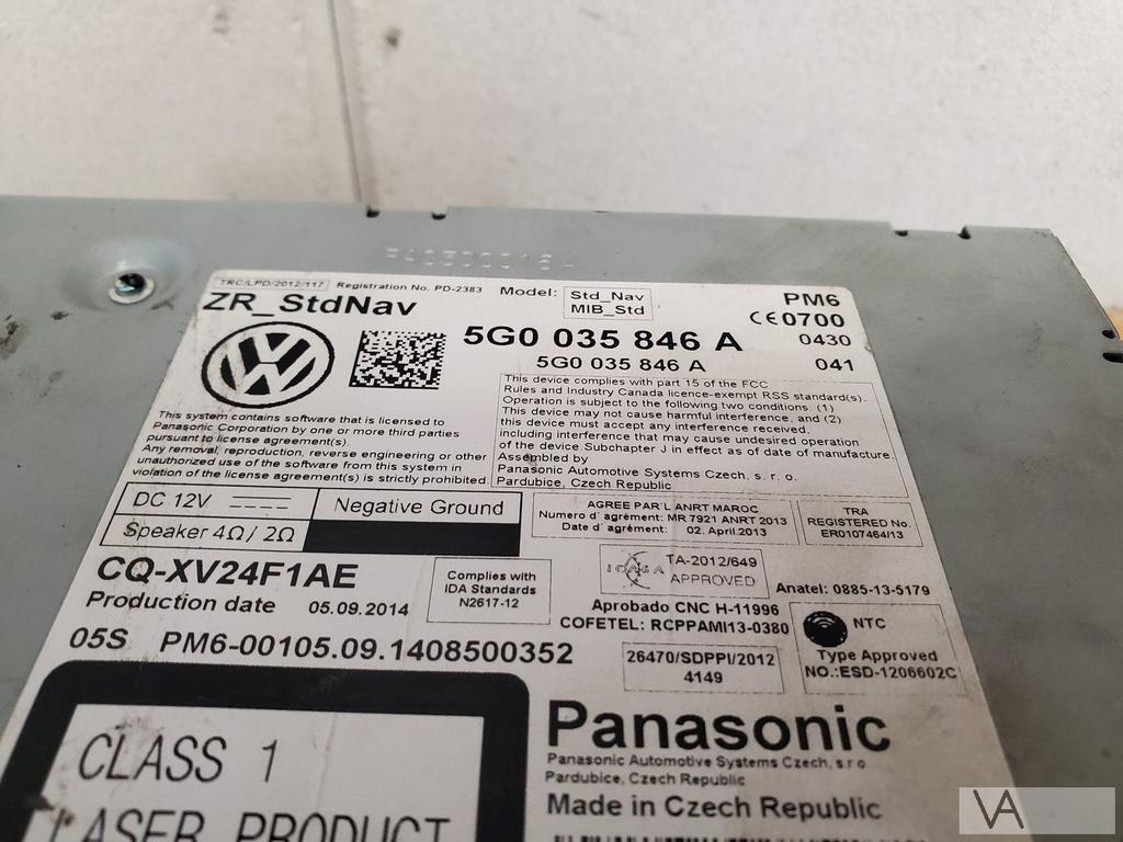 VW Golf 7 2012 - 2017 navigatie radio module 5g0035846a €200, Auto-onderdelen, Gebruikt, -, Volkswagen, -