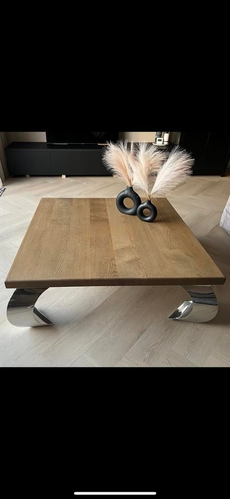 Rofra Opium Salontafel 100x100cm, Huis en Inrichting, Tafels | Salontafels, Ophalen, Gebruikt, 100 tot 150 cm, Vierkant
