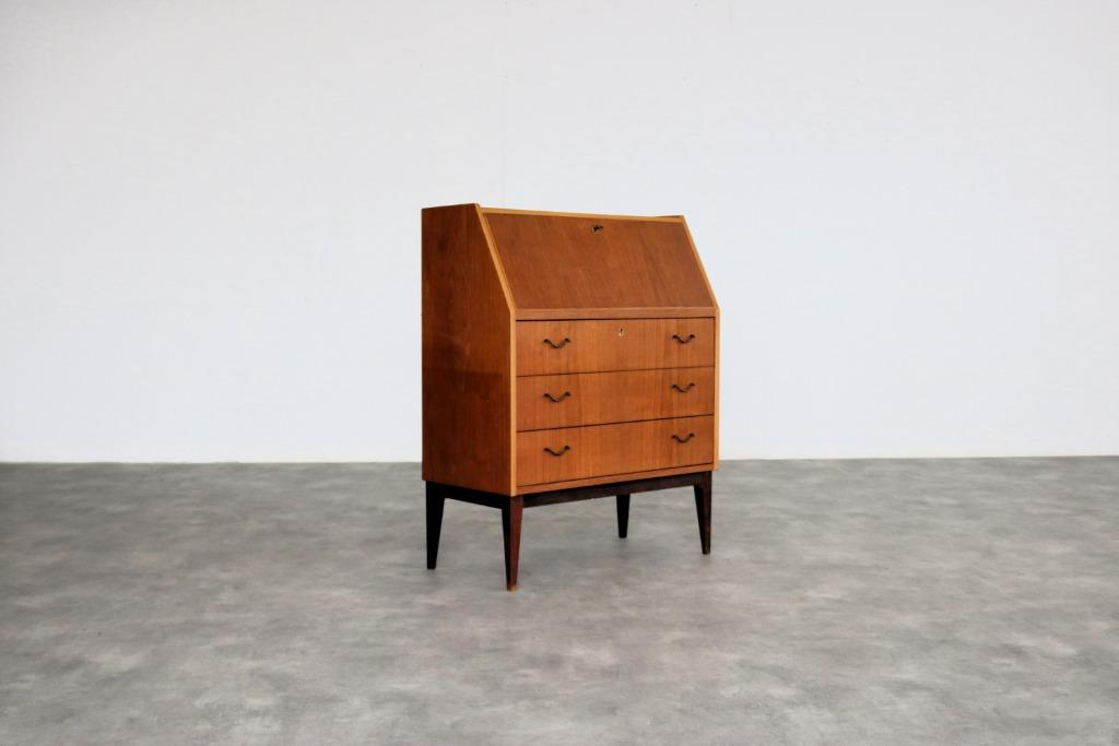 vintage secretaire | kast | jaren 60 | Zweden, Gebruikt, ., Ophalen of Verzenden, .