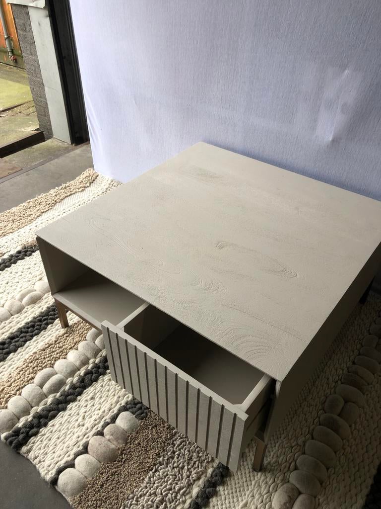 Madison Sand Salontafel - Mangohout, 80x80cm, ., ., Vierkant, Nieuw