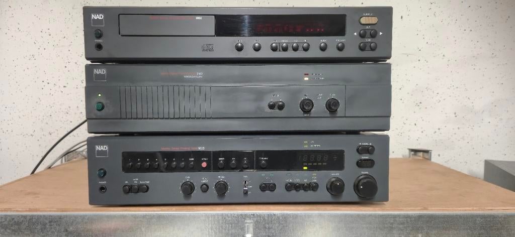 NAD 2100 , 1600 en 5000 monitor serie stereoset vintage 80's, Ophalen, Zo goed als nieuw, Speakers, Overige merken