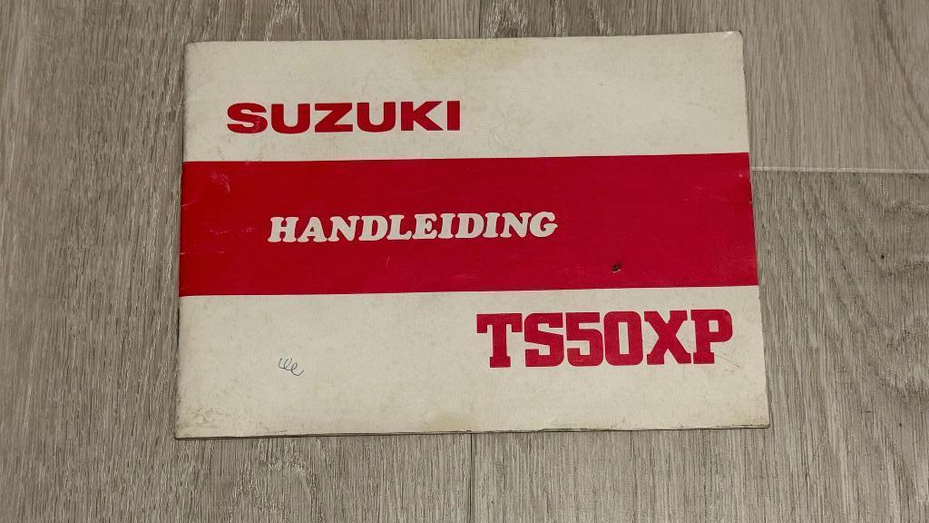 Handleiding Suzuki TS50XP, Ophalen of Verzenden, Gebruikt