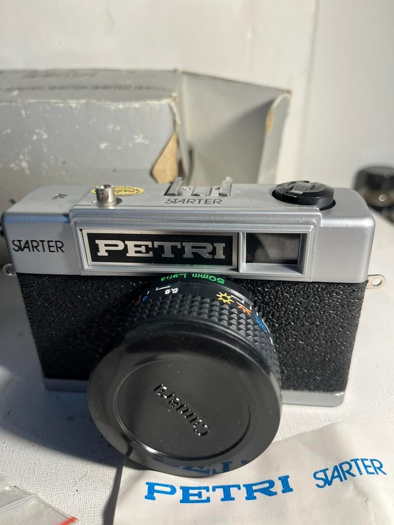Petri Starter 35mm filmcamera uit circa 1975, Ophalen of Verzenden, Zo goed als nieuw, Compact, Overige Merken