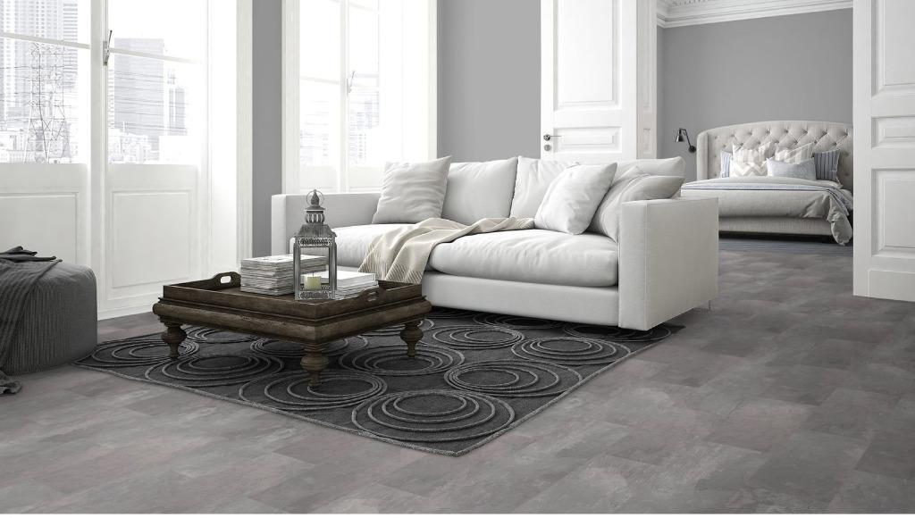 Waterbestendig Tegel Laminaat Slate Clay Grey €14,95p/m2, Nieuw, Ophalen of Verzenden, Waterbestendig tegel laminaat leisteen grijs