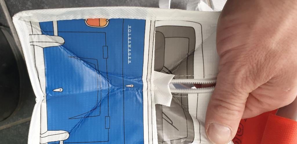 lunchtas koeltas vw volkswagen blauw of licht blauw nieuw, Caravans en Kamperen, Koelboxen, Ophalen of Verzenden, Nieuw, Koeltas