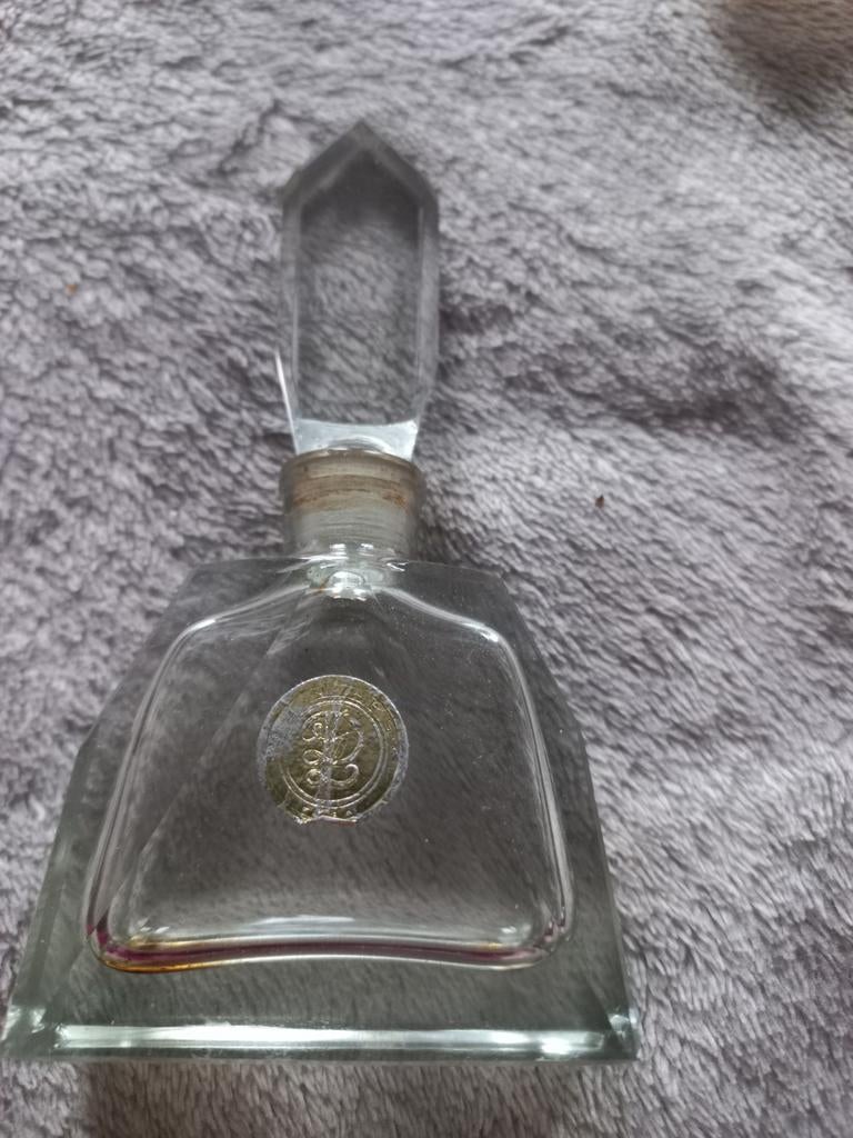 Vintage Dzintars Parfumflesje - Kristal, Ophalen of Verzenden, Gebruikt, Parfumfles