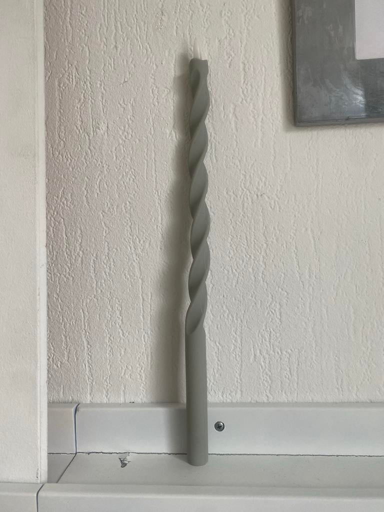 Grote oplaadbare  LED kaars - met snoer  40 cm, Kunststof, 25 tot 50 cm, Nieuw, Ophalen of Verzenden