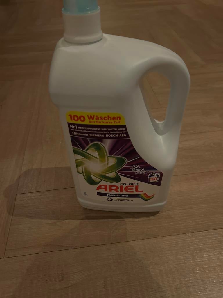 Ariel Color+ Wasmiddel - 100 Wasbeurten, Nieuw, Ophalen of Verzenden, 85 tot 90 cm, 1200 tot 1600 toeren