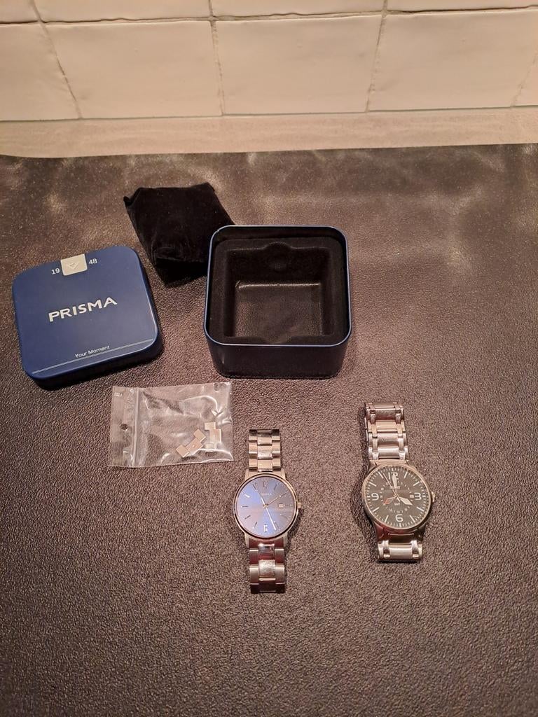 Prisma & Esprit Horloges - Zeer Nette Staat, Overige merken, Staal, Staal, Polshorloge