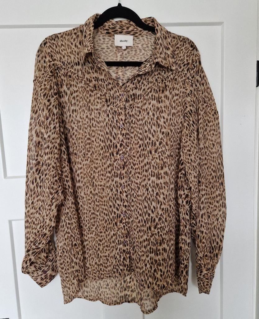 Shoeby blouse, Bruin, Maat 42/44 (L), Ophalen of Verzenden, Zo goed als nieuw