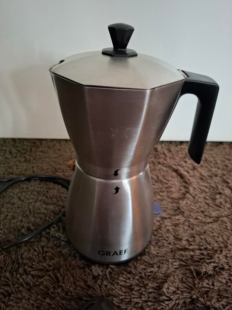GRAEF Espresso maker Electric model 3190. Nieuw, Ophalen, Gebruikt, Espresso apparaat, Gemalen koffie