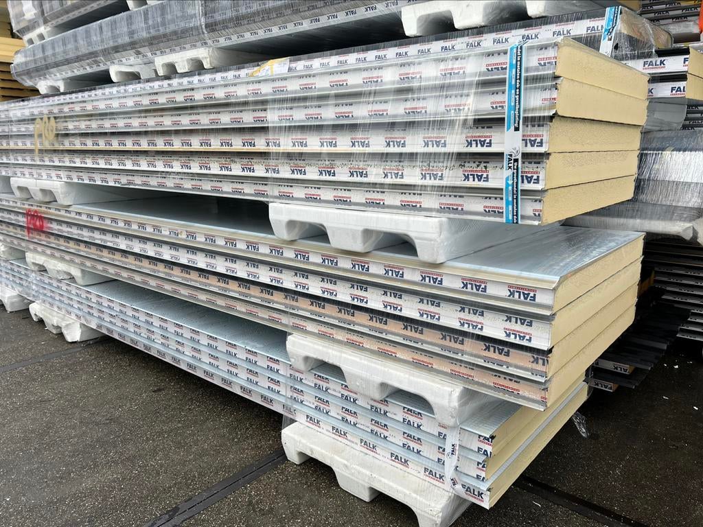 Gebruikte sandwichpanelen en tweede keus wandpanelen, Doe-het-zelf en Verbouw, Platen en Panelen, Ophalen, Gebruikt, Overige materialen