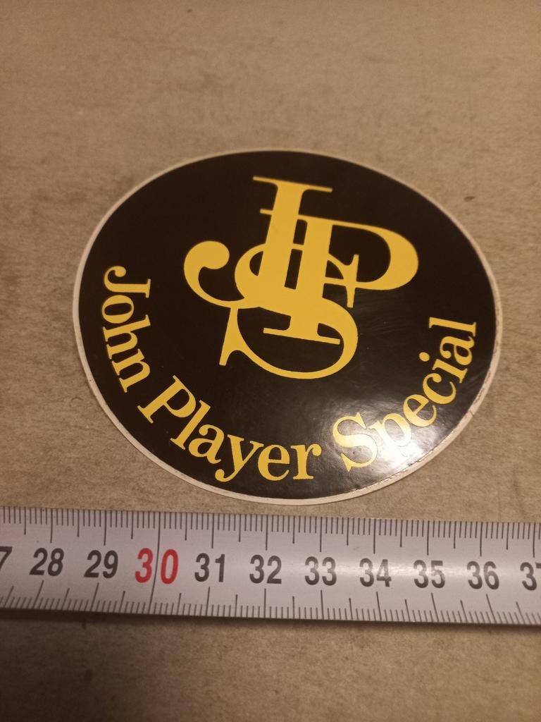 Jps john player special/geel 2, Verzamelen, Stickers, Ophalen of Verzenden, Zo goed als nieuw