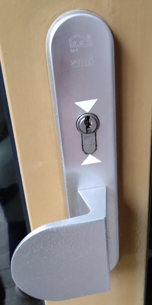 AMI Veiligheidslangschild Ovaal 250/50/1 PC 72 Senioren, Verzenden, Zo goed als nieuw, Rvs, Klink of Kruk