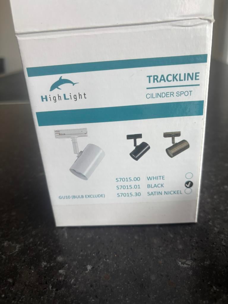 3 railspots ongebruikt, Huis en Inrichting, Lampen | Spots, Ophalen of Verzenden, Nieuw, Metaal of Aluminium, Led
