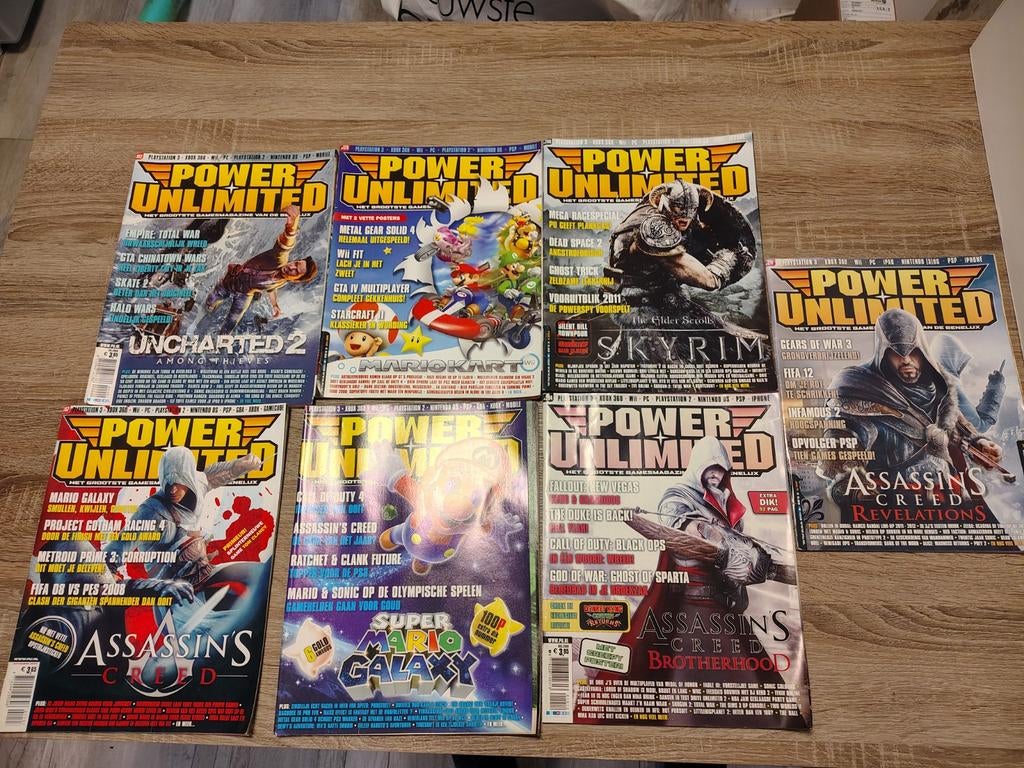 13 leuke oude Power Unlimited tijdschriften met klassiekers, Ophalen of Verzenden, Gelezen, Muziek, Film of Tv