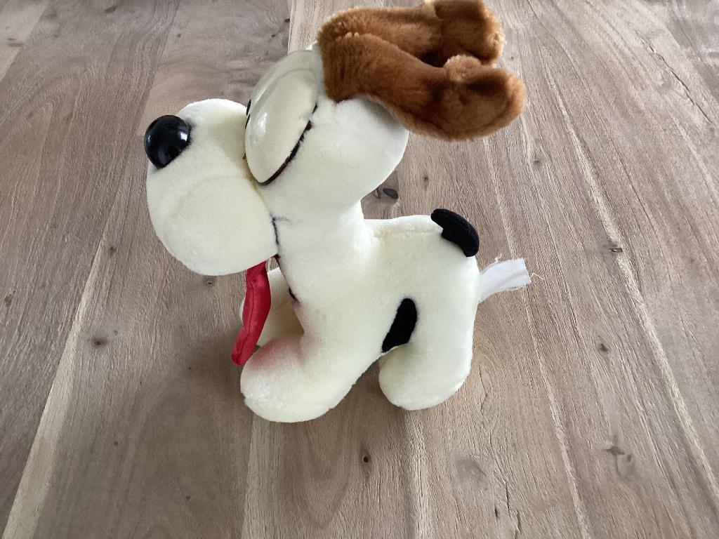 Knuffel Odie, vintage. De hond van Garfield., Ophalen of Verzenden, Zo goed als nieuw, Overige typen, Overige merken