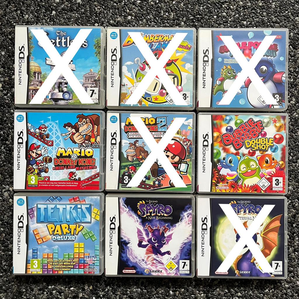 4 TOP Titels Voor Nintendo DS/3DS, 1 speler, Ophalen of Verzenden, Zo goed als nieuw, Vanaf 3 jaar