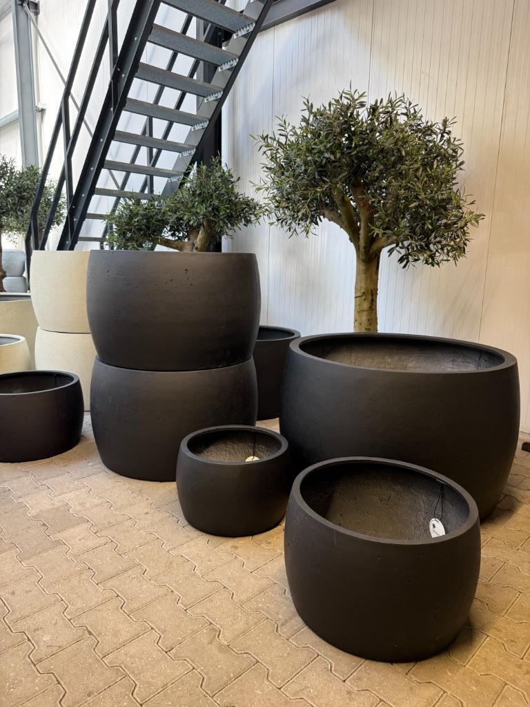 Lichtgewicht Luca lifestyle bloembakken - plantenbakken!!!, Kunststof, 100 cm of meer, Nieuw, Ophalen of Verzenden